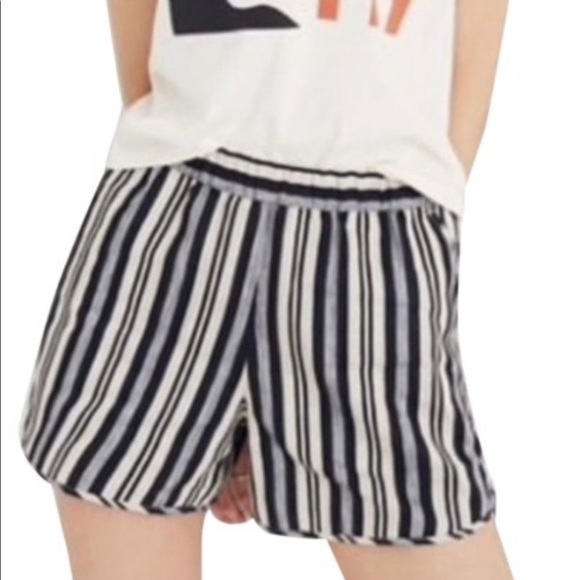 Madewell striped linen shorts - Picture 2 of 6